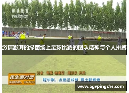 激情澎湃的绿茵场上足球比赛的团队精神与个人拼搏